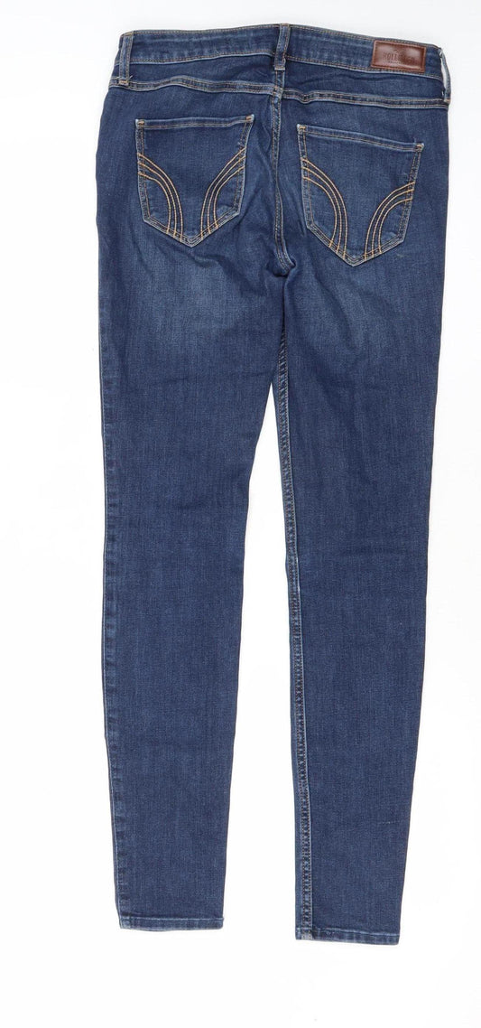 Hollister Women’s Blue Skinny Jeans, Regular Fit
