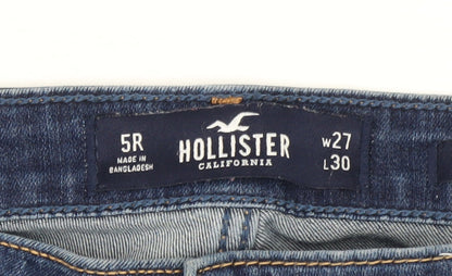 Hollister Women’s Blue Skinny Jeans, Regular Fit