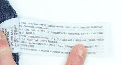 Hollister Women’s Blue Skinny Jeans, Regular Fit