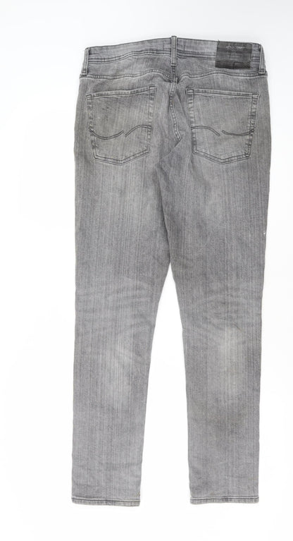 Jack & Jones Men's Grey Skinny Jeans - Size 32
