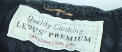 Levi's Premium Men's Black Straight Jeans Size 28