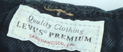 Levi's Premium Men's Black Straight Jeans Size 28