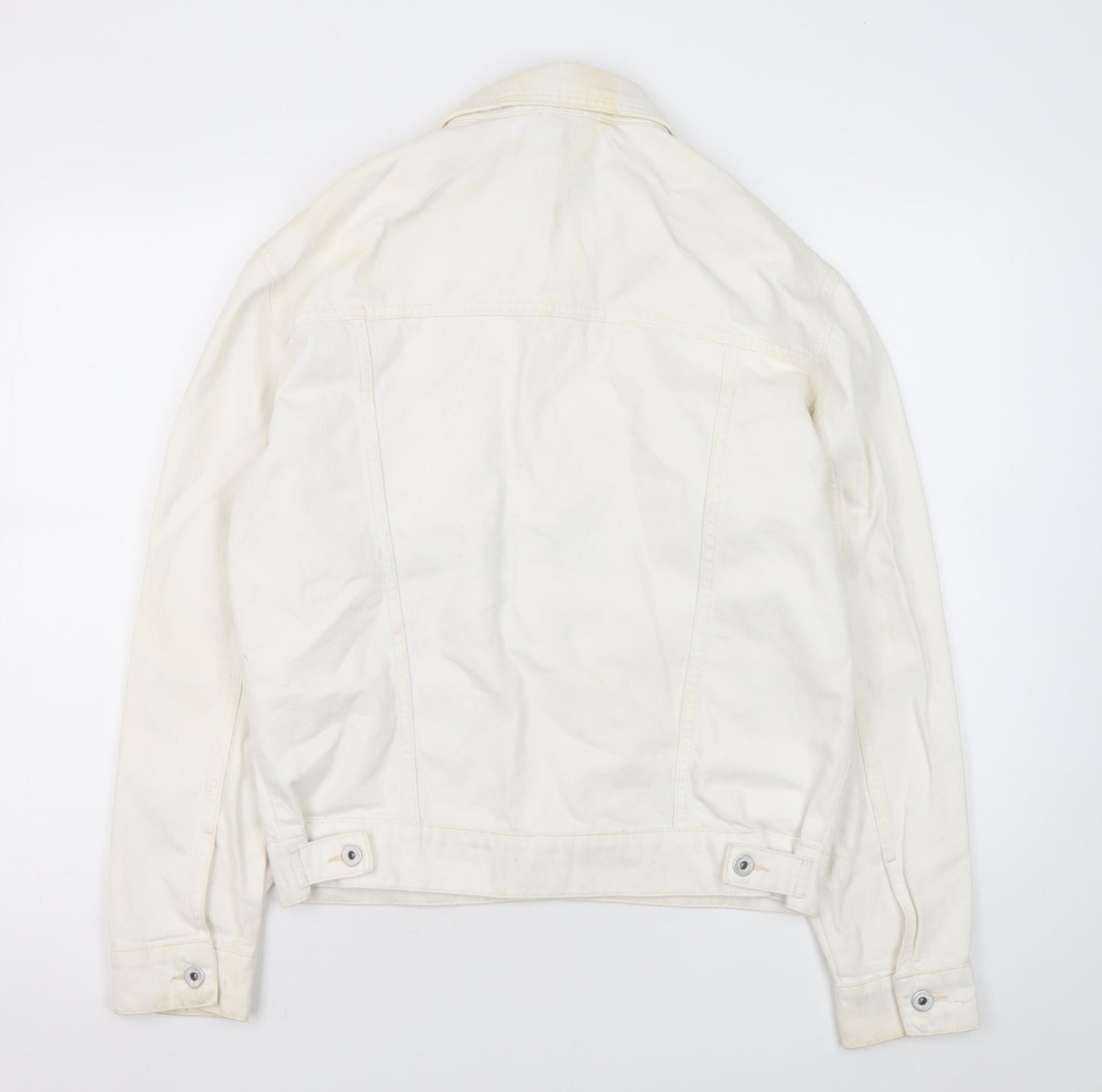 Womens UK Size XS COLLUSION Ivory Basic Jacket