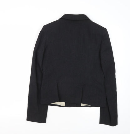 Jigsaw Women's Black Blazer, Size 12, Classic Style