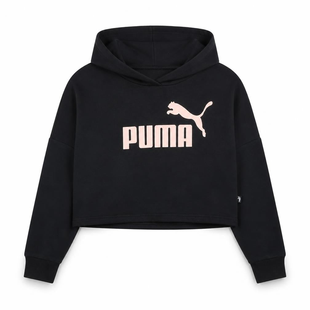 Womens UK Size M PUMA Black Pullover Hoodie