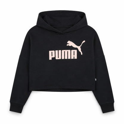 Womens UK Size M PUMA Black Pullover Hoodie
