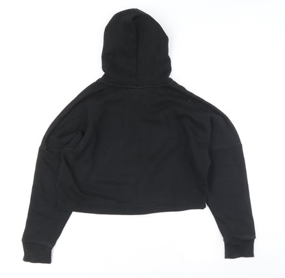 Puma Women's Black Hoodie, Size M, Pullover