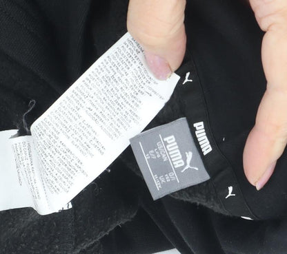 Puma Women's Black Hoodie, Size M, Pullover