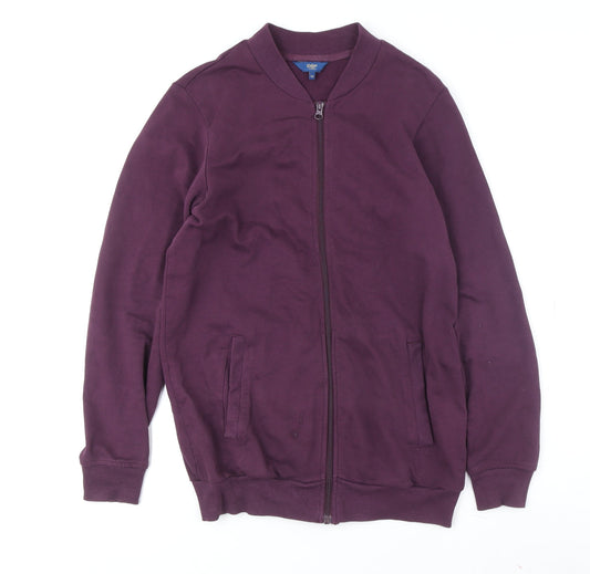 Cotton Traders Women's Purple Bomber Jacket XS Casual
