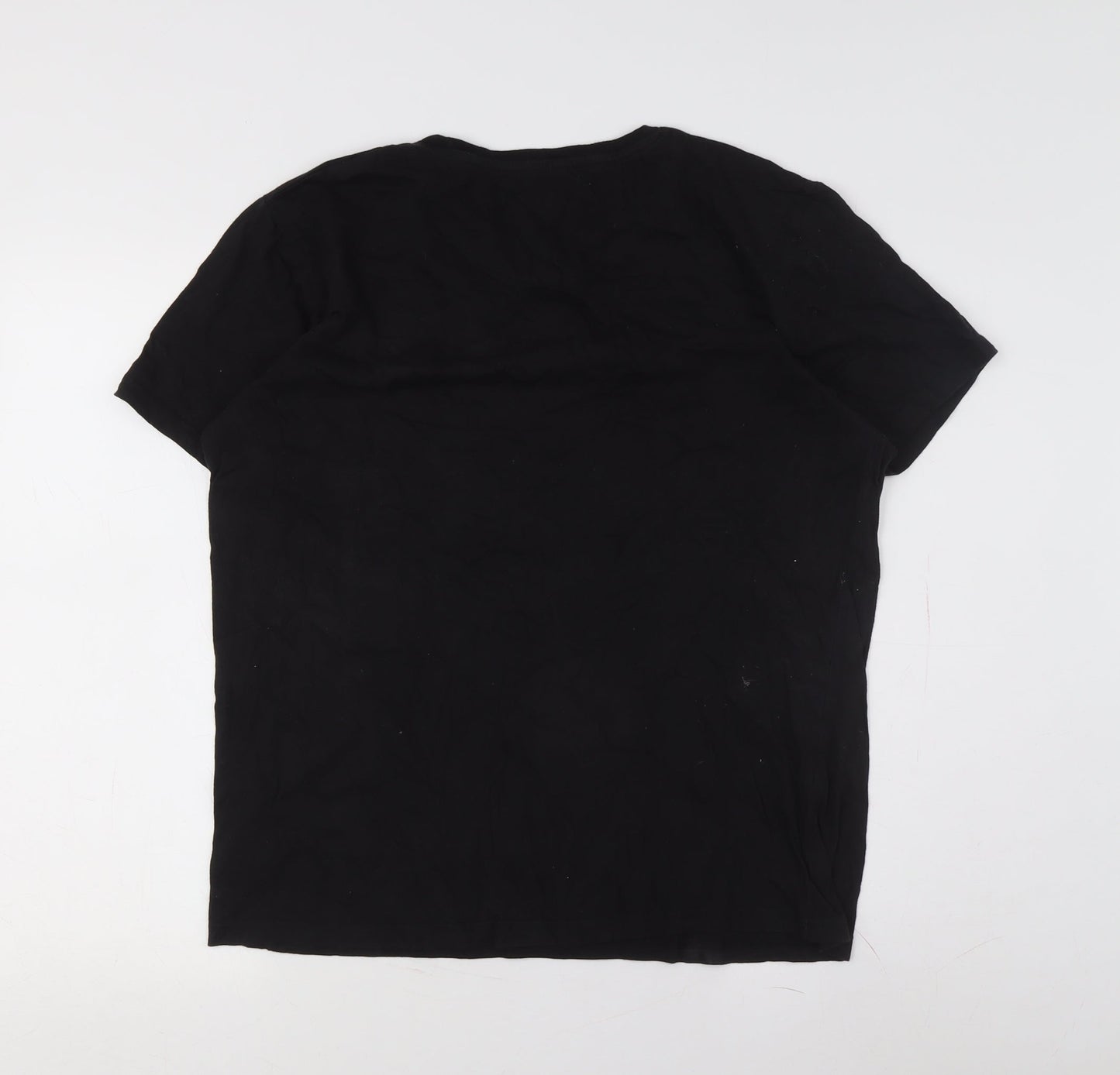 Mens UK Size L Brave Soul Black  T-Shirt