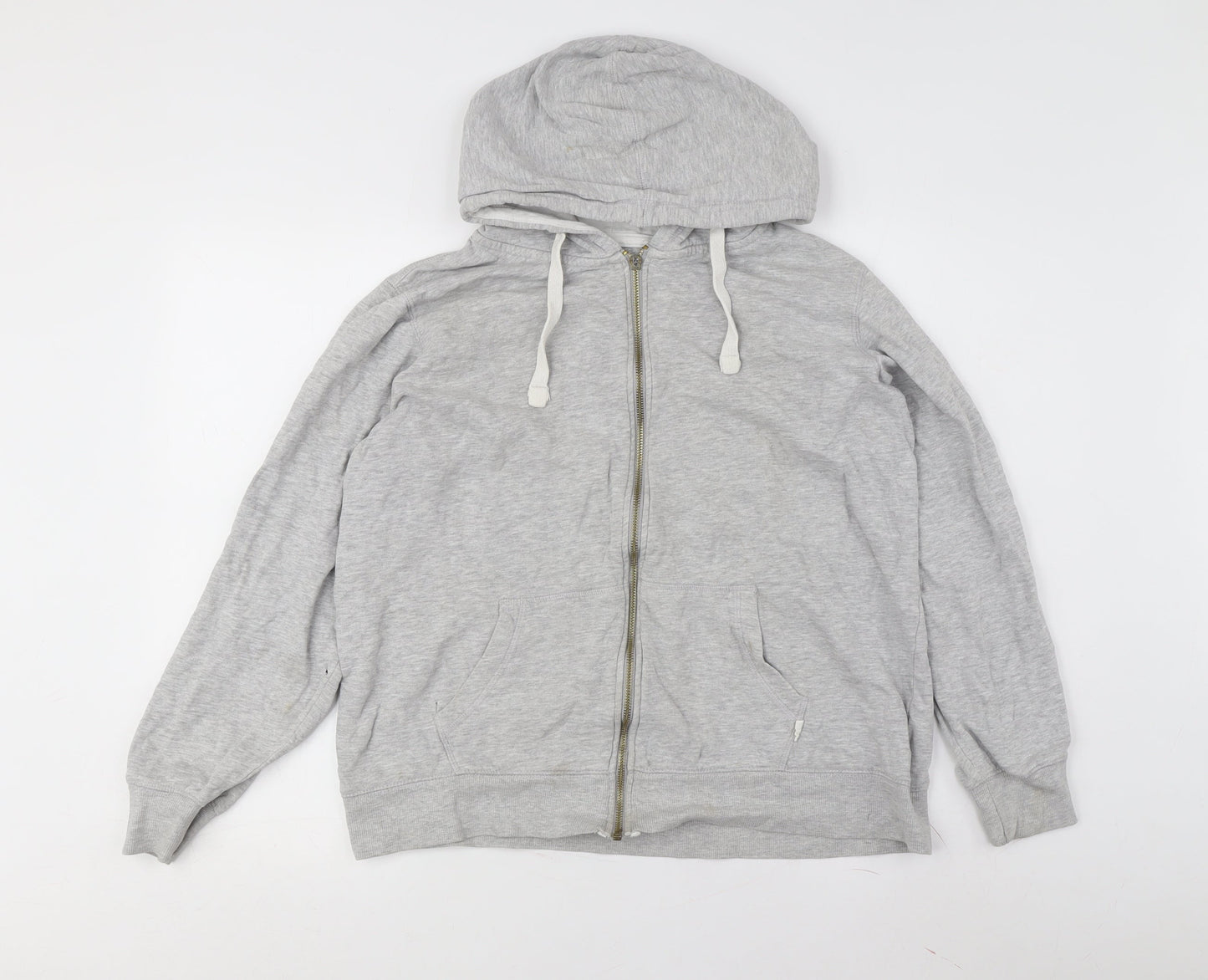 Mens UK Size 18 Saltrock Grey Full Zip Hoodie