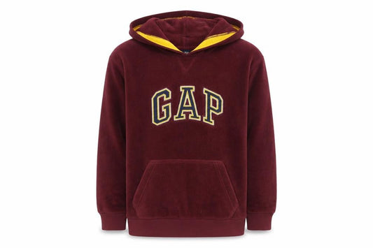 GAP Boys Red Pullover Hoodie 14-16 Years Logo Casual
