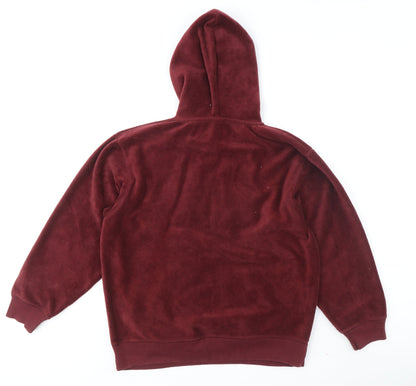 GAP Boys Red Pullover Hoodie 14-16 Years Logo Casual
