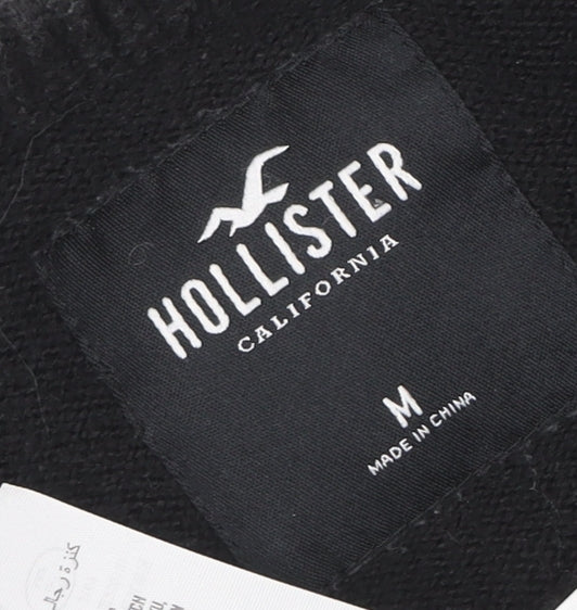 Hollister Men's Black Medium Crew Neck Pullover Jumper