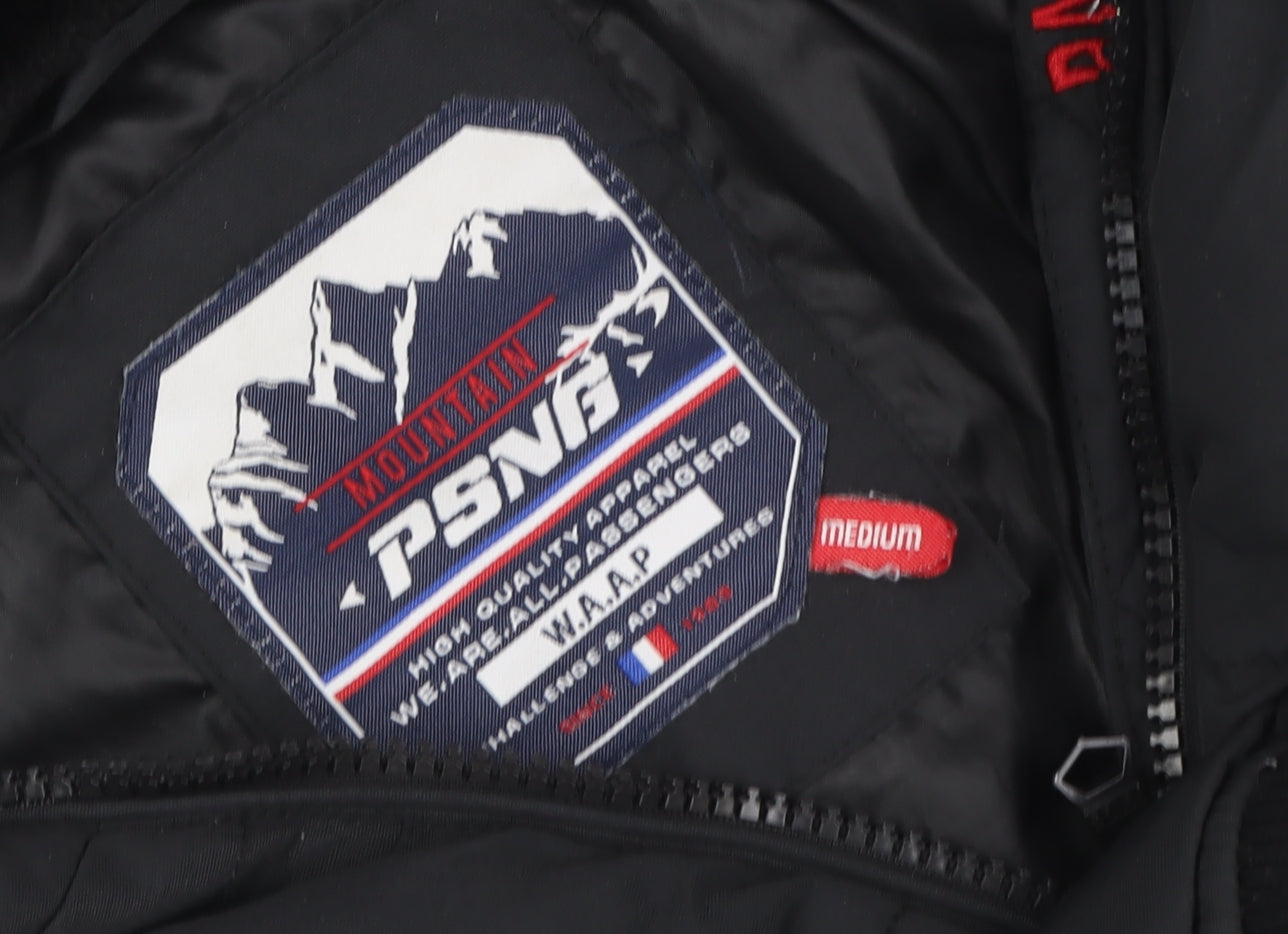 Mens UK Size M PSNF Black Puffer Jacket