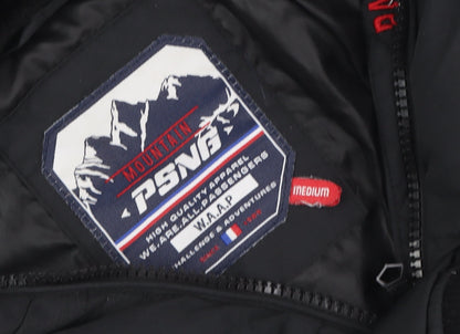 Mens UK Size M PSNF Black Puffer Jacket
