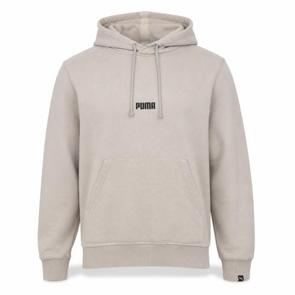 Mens UK Size S PUMA Beige Pullover Hoodie