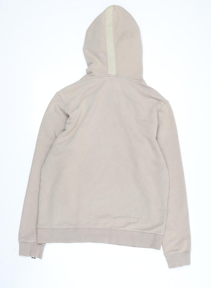 Mens UK Size S PUMA Beige Pullover Hoodie