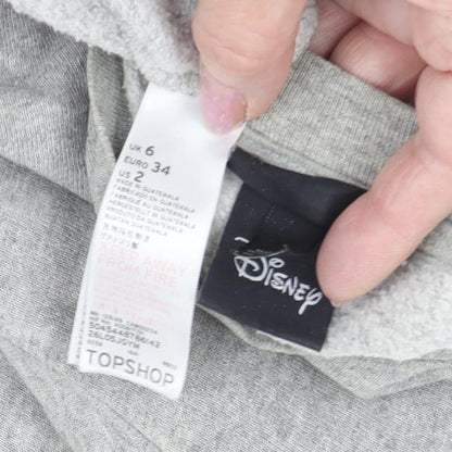 Womens UK Size 6 Disney Grey Pullover Sweatshirt