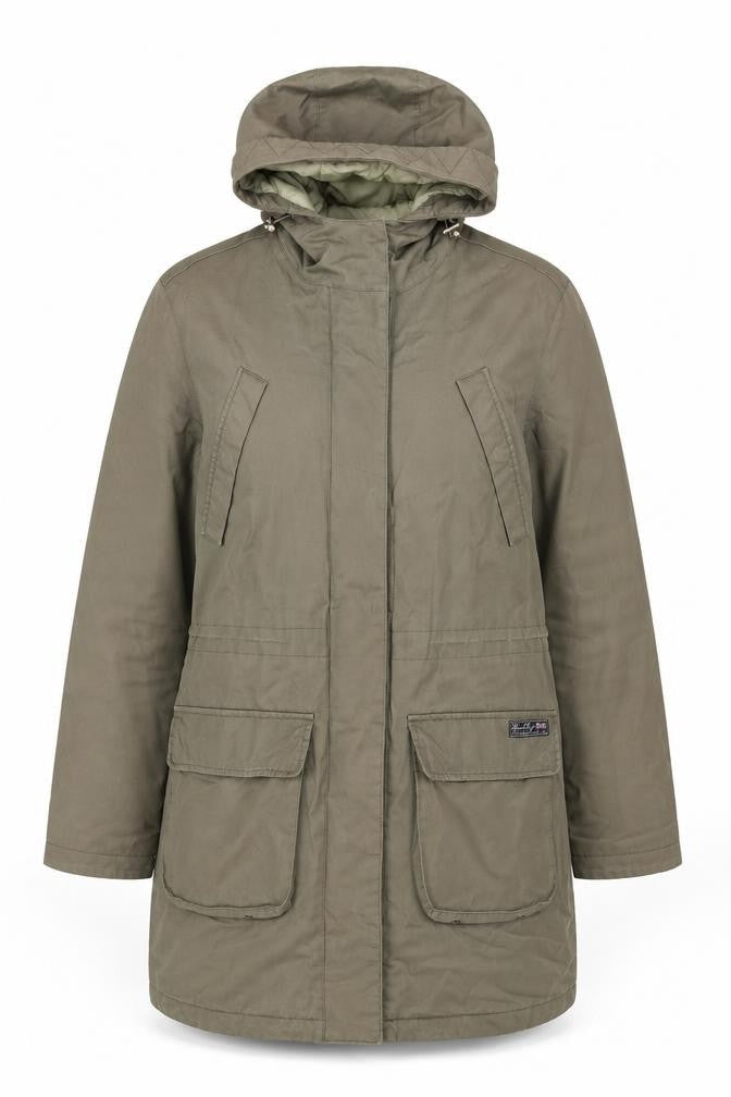 Unisex Adults UK Size S Henri Lloyd Green Parka Coat
