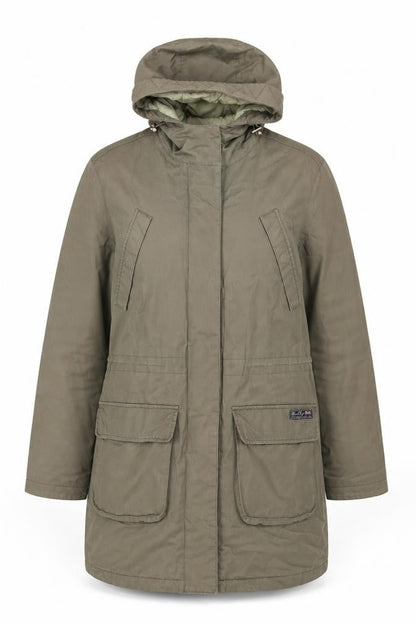 Unisex Adults UK Size S Henri Lloyd Green Parka Coat