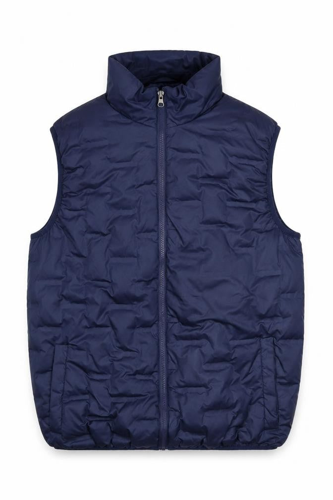 Mens UK Size S American Stitch Blue Puffer Jacket