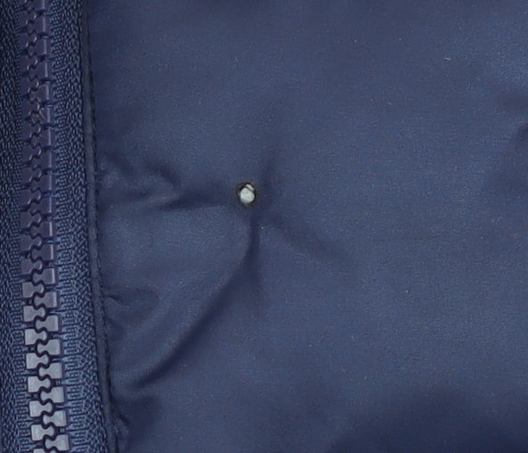 American Stitch Mens Blue Puffer Waistcoat S