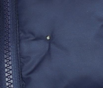 American Stitch Mens Blue Puffer Waistcoat S