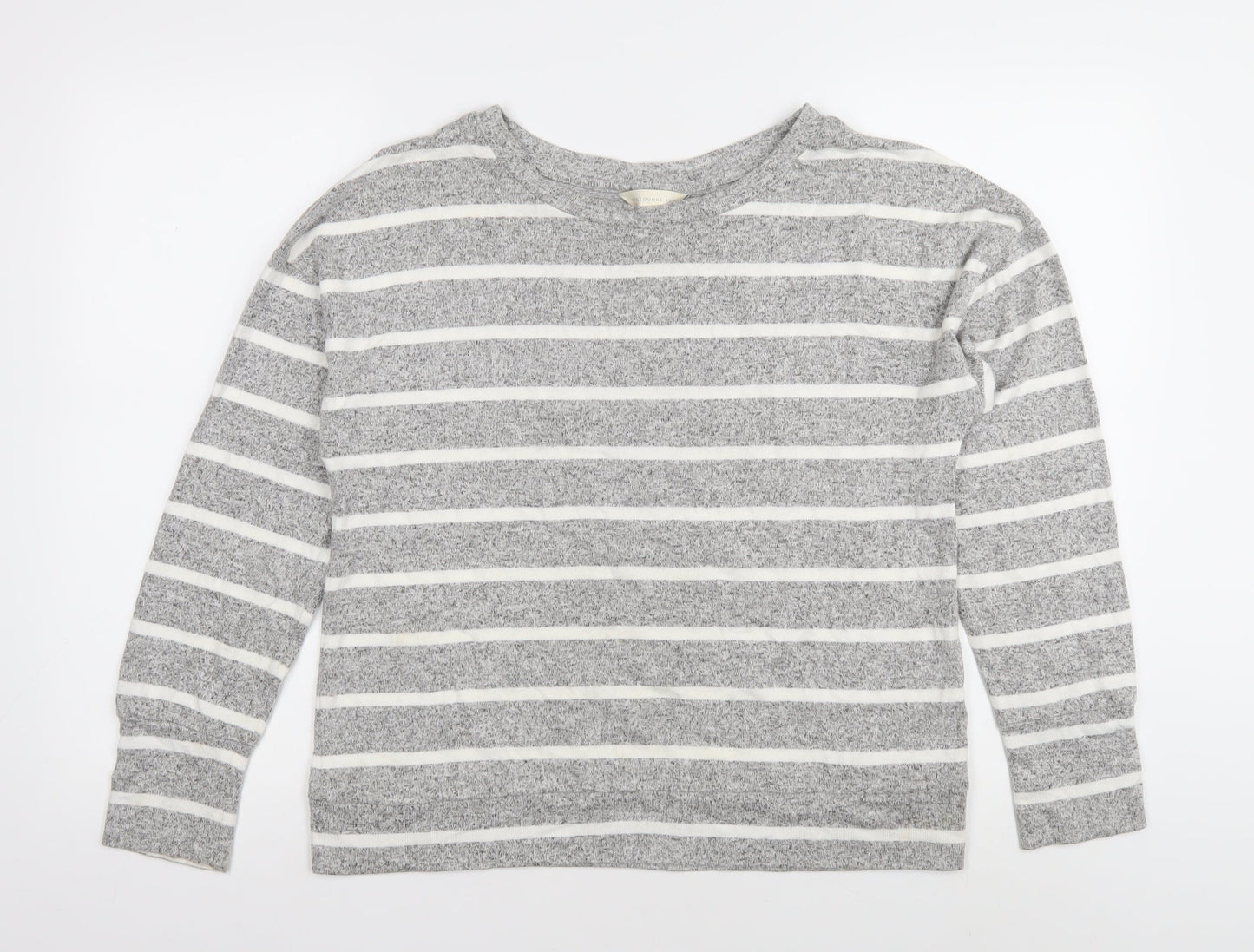 Womens UK Size 10 Marks and Spencer Grey Jersey T-Shirt