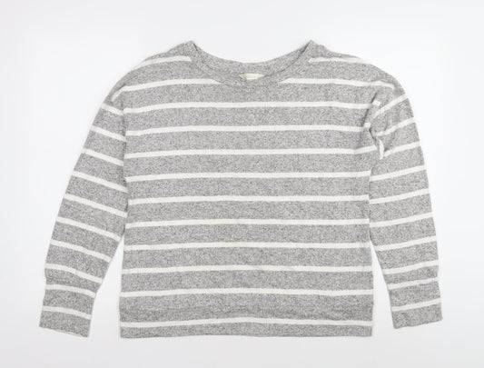 Womens UK Size 10 Marks and Spencer Grey Jersey T-Shirt