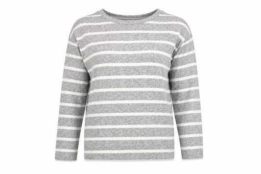 Womens UK Size 10 Marks and Spencer Grey Jersey T-Shirt