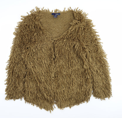 Denim 24/7 Women's Brown Chunky Cardigan S