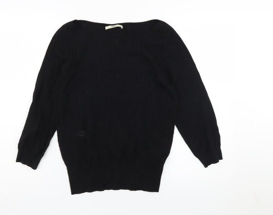 Womens UK Size L Oasis Black Pullover Jumper