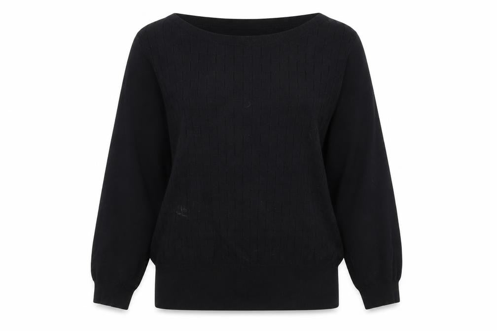 Womens UK Size L Oasis Black Pullover Jumper