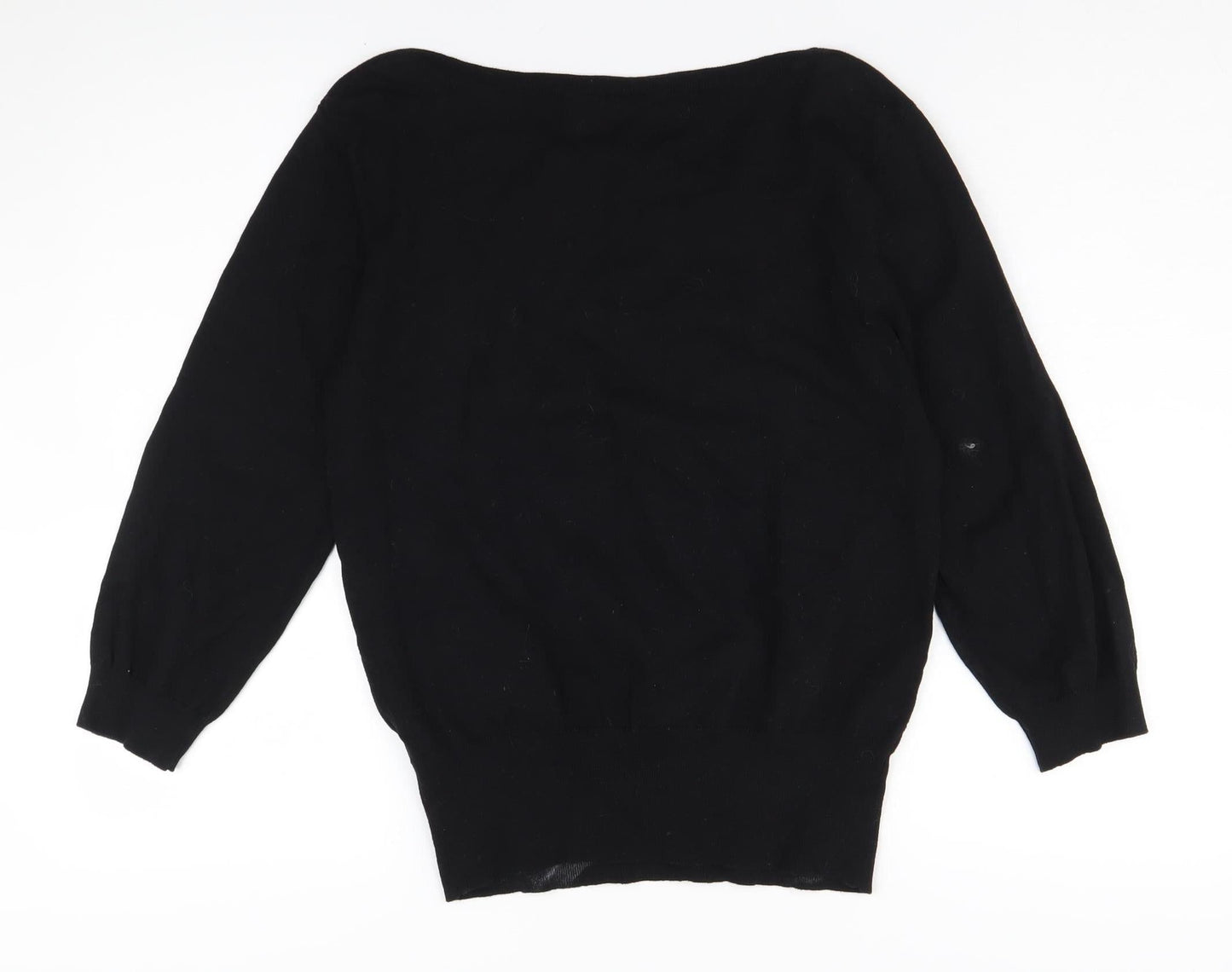Womens UK Size L Oasis Black Pullover Jumper