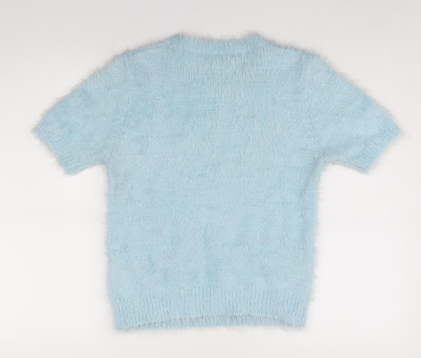 Womens UK Size M Quiz Blue Pullover Jumper