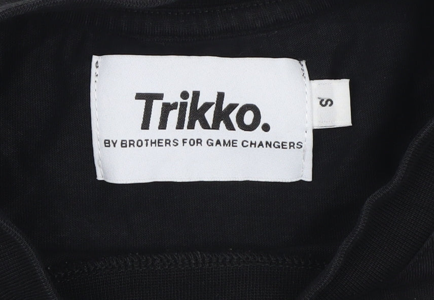 Trikko Men's Black S Graphic Print T-Shirt
