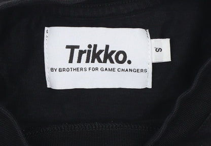 Trikko Men's Black S Graphic Print T-Shirt