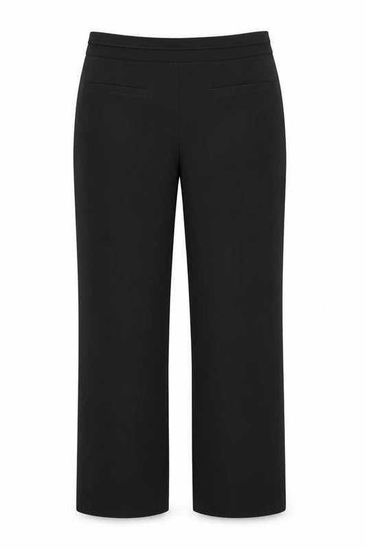 Womens UK Size 10 David Emanuel Regular Fit Dress Pants Black Trousers