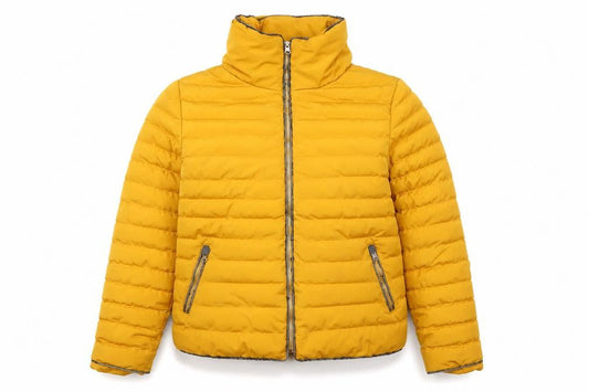 Womens UK Size 16 Tokyo Laundry Yellow Puffer Jacket
