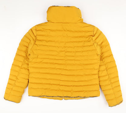 Womens UK Size 16 Tokyo Laundry Yellow Puffer Jacket