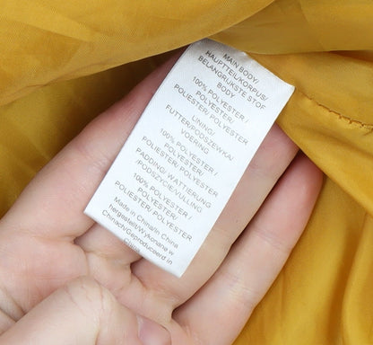 Womens UK Size 16 Tokyo Laundry Yellow Puffer Jacket