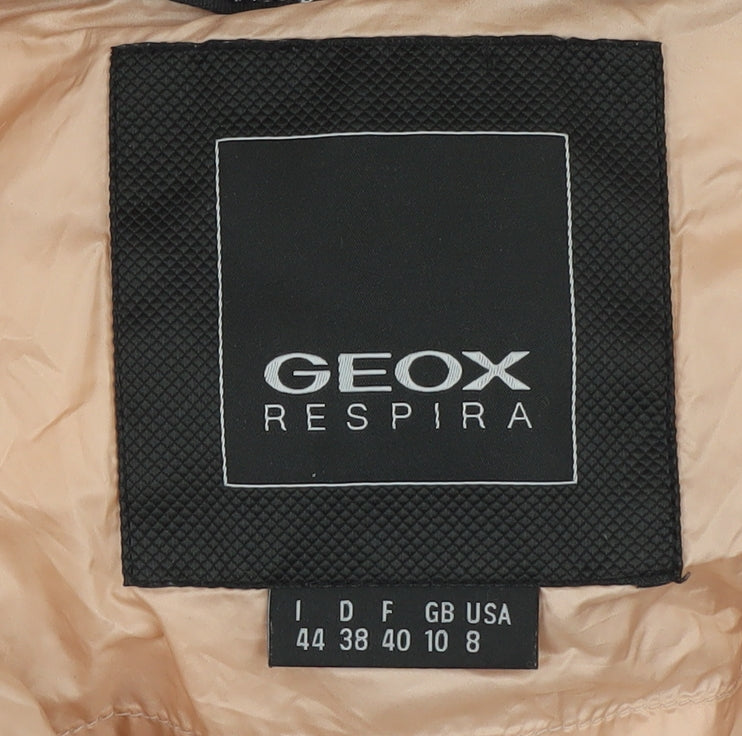 Womens UK Size 12 Geox Beige Puffer Jacket