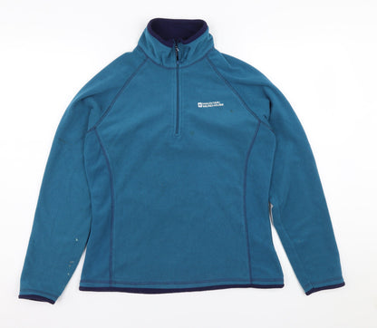 Mountain Warehouse Women's Blue Fleece Jacket Size 10