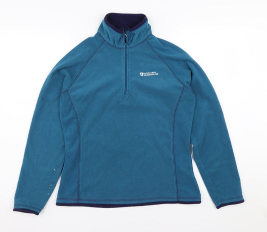 Mountain Warehouse Women's Blue Fleece Jacket Size 10