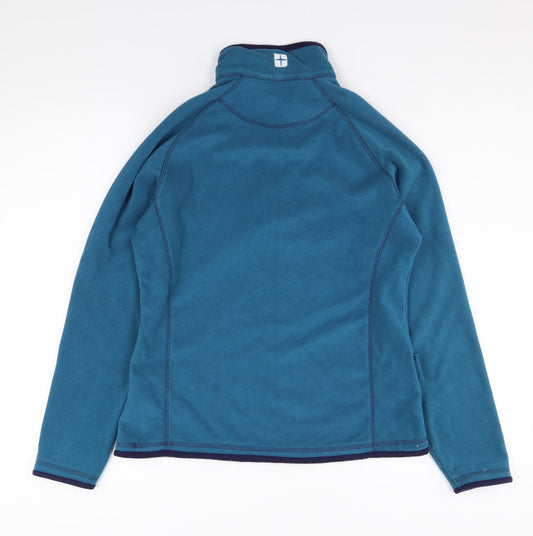 Mountain Warehouse Women's Blue Fleece Jacket Size 10
