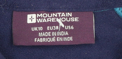 Mountain Warehouse Women's Blue Fleece Jacket Size 10
