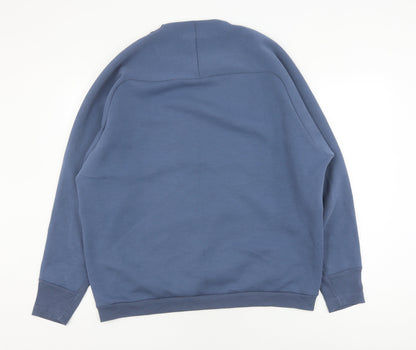 Adidas Men's Blue Pullover Sweatshirt - Size L
