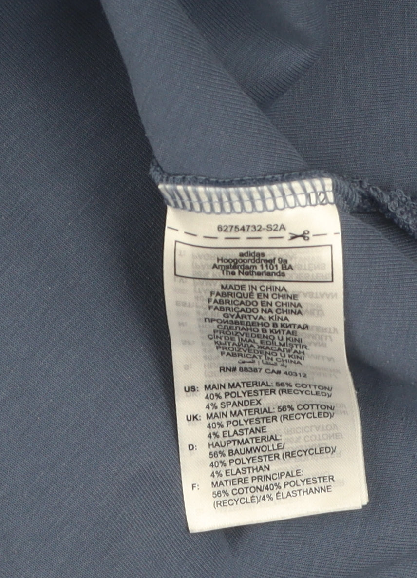 Adidas Men's Blue Pullover Sweatshirt - Size L