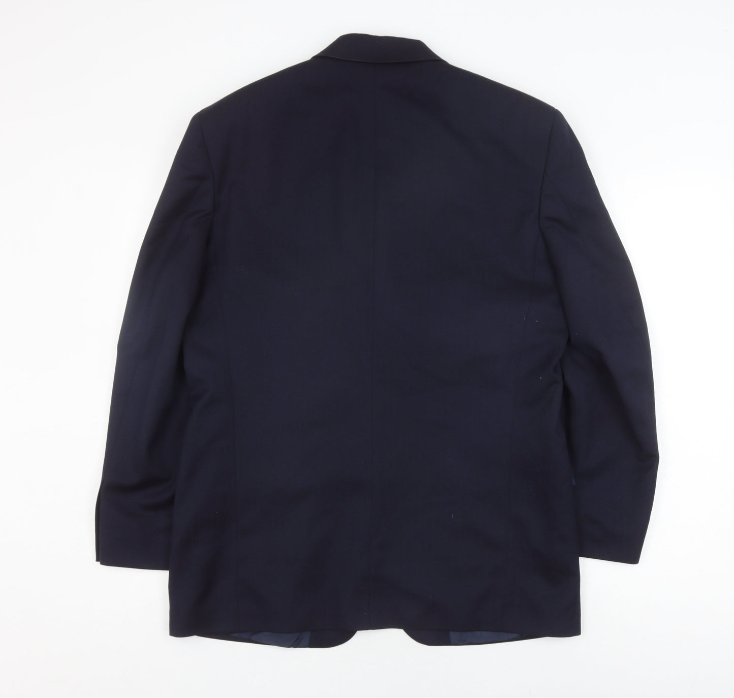Mens UK Size 40 Woolmark Regular Black Suit Jacket